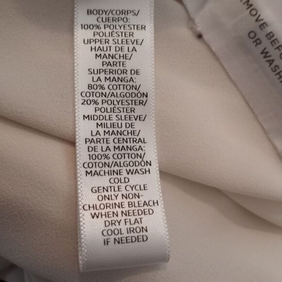 LOFT IVORY BOHO-INSPIRED BLOUSE SZ.M EUC - Picture 5 of 5